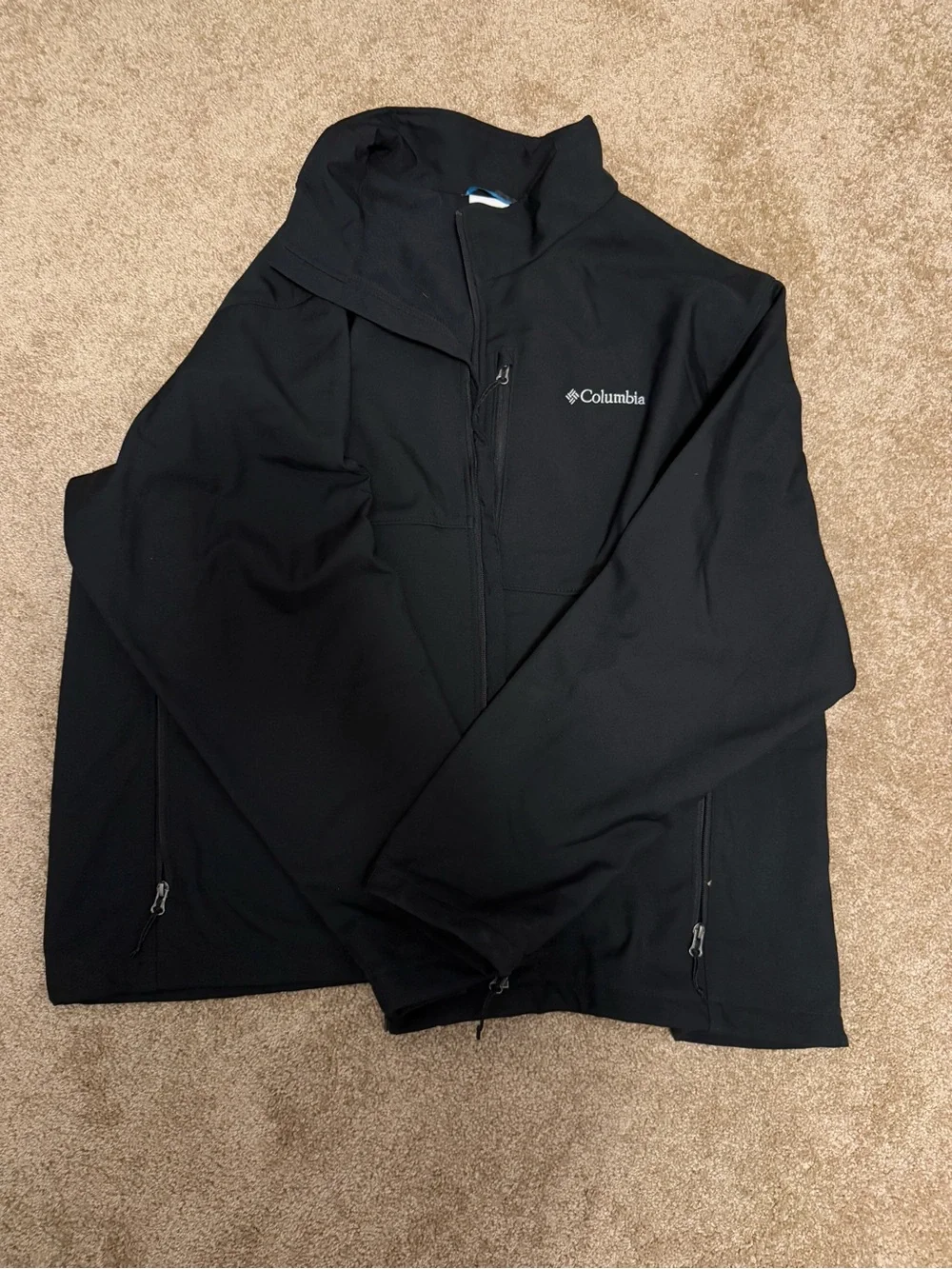 Columbia Black Men’s Softshell‎ Performance Jacket